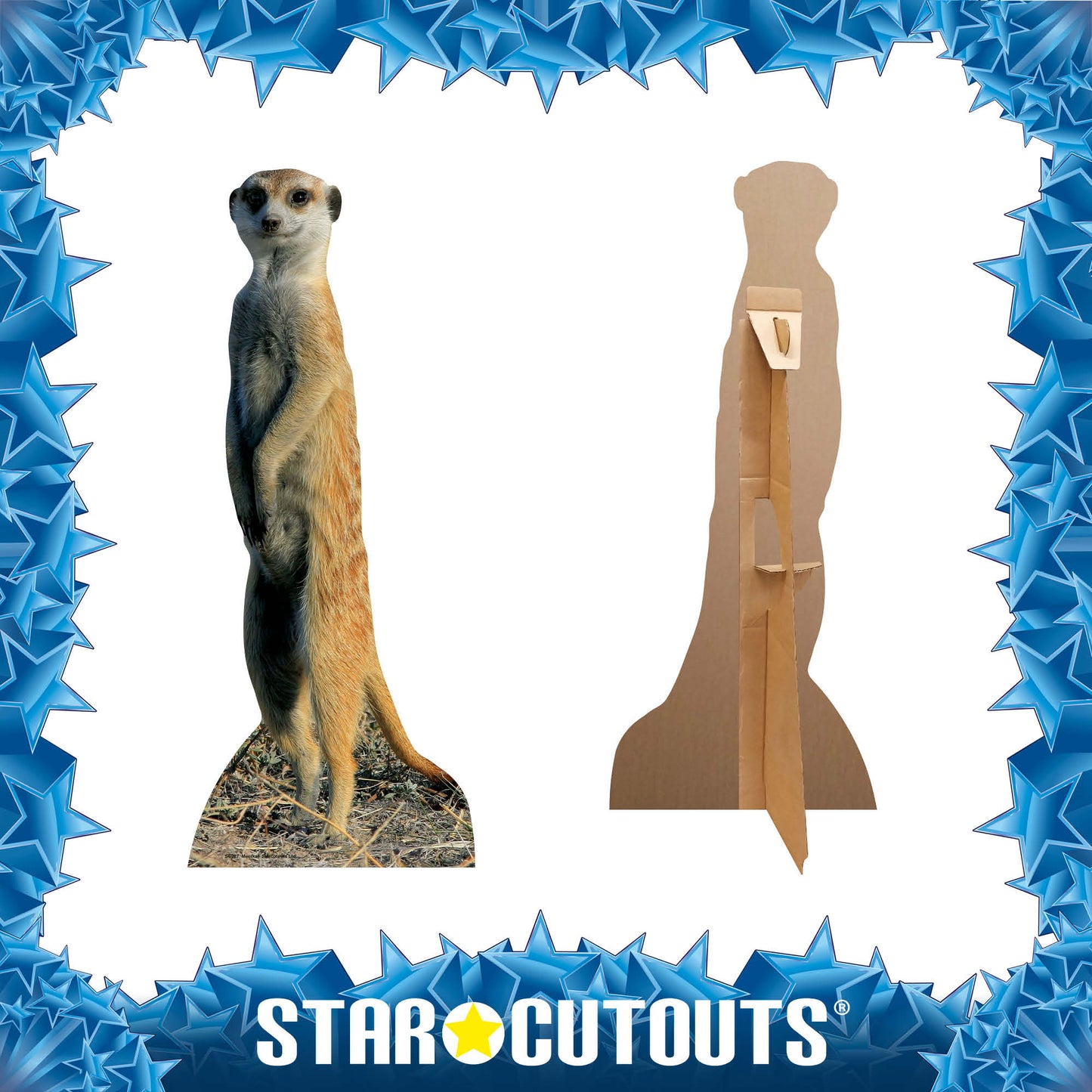 Meerkat Jungle Safari Theme Animal Cardboard Cutout - mycardboardcutout