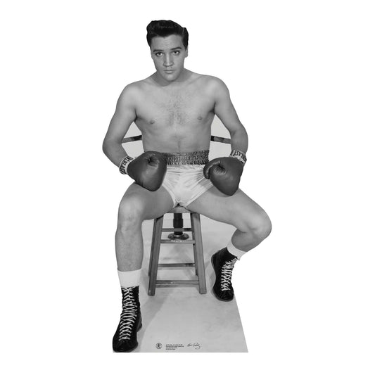 Elvis Boxer Cardboard Cutout - mycardboardcutout