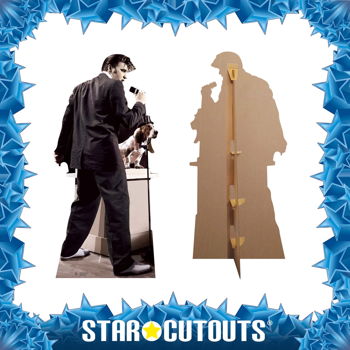 Elvis Presley TV Appearance Hound Dog Cardboard Cutout - mycardboardcutout
