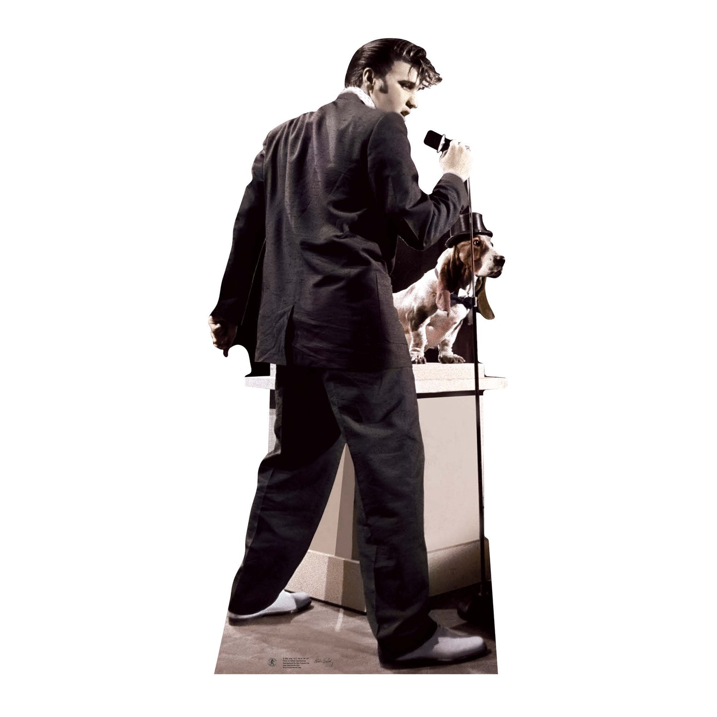 Elvis Presley TV Appearance Hound Dog Cardboard Cutout - mycardboardcutout