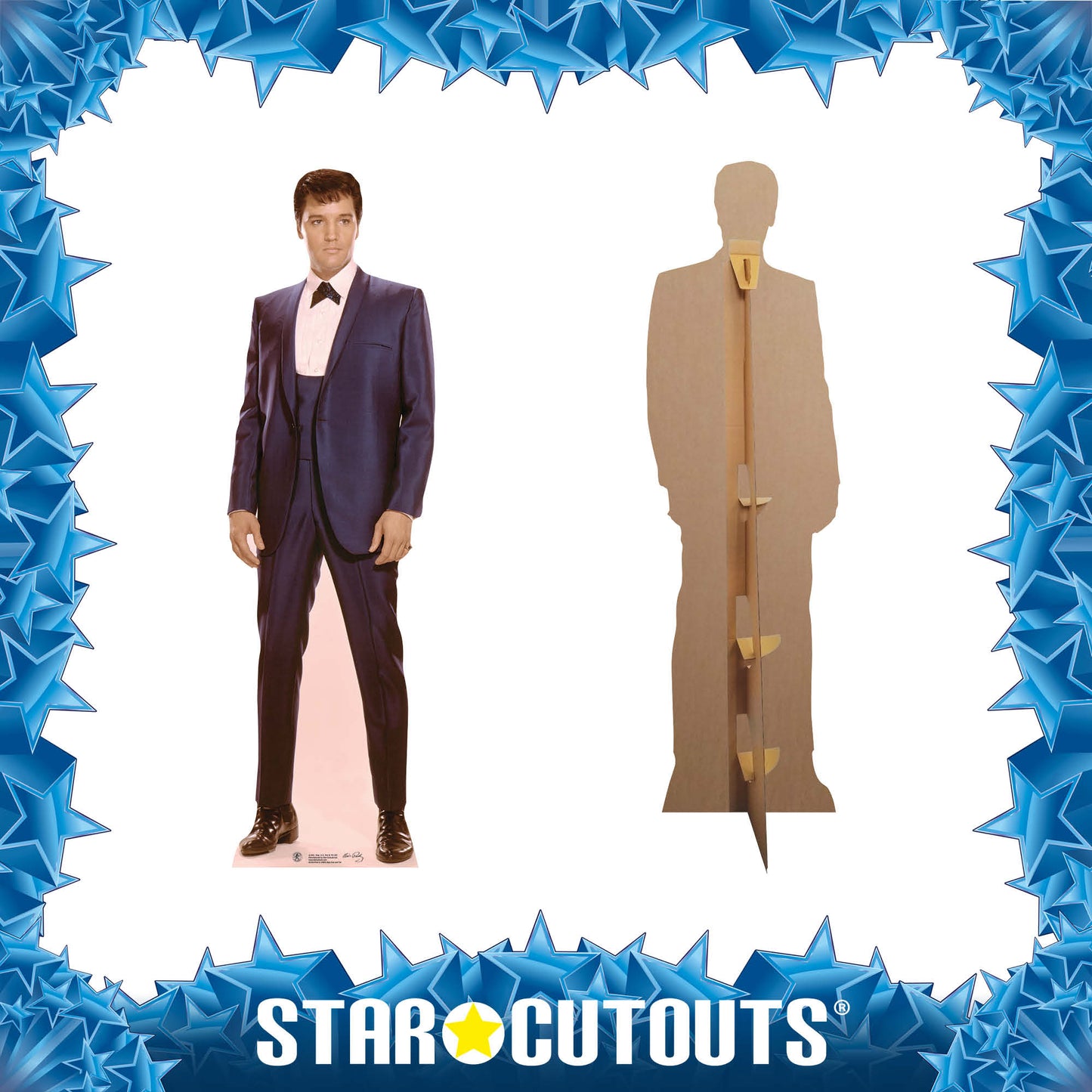 Elvis 1960's Blue Suit Cardboard Cutout - mycardboardcutout