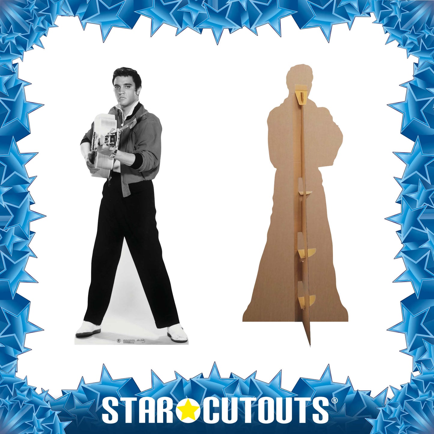Elvis Shooting with Guitar Pose Cardboard Cutout - mycardboardcutout