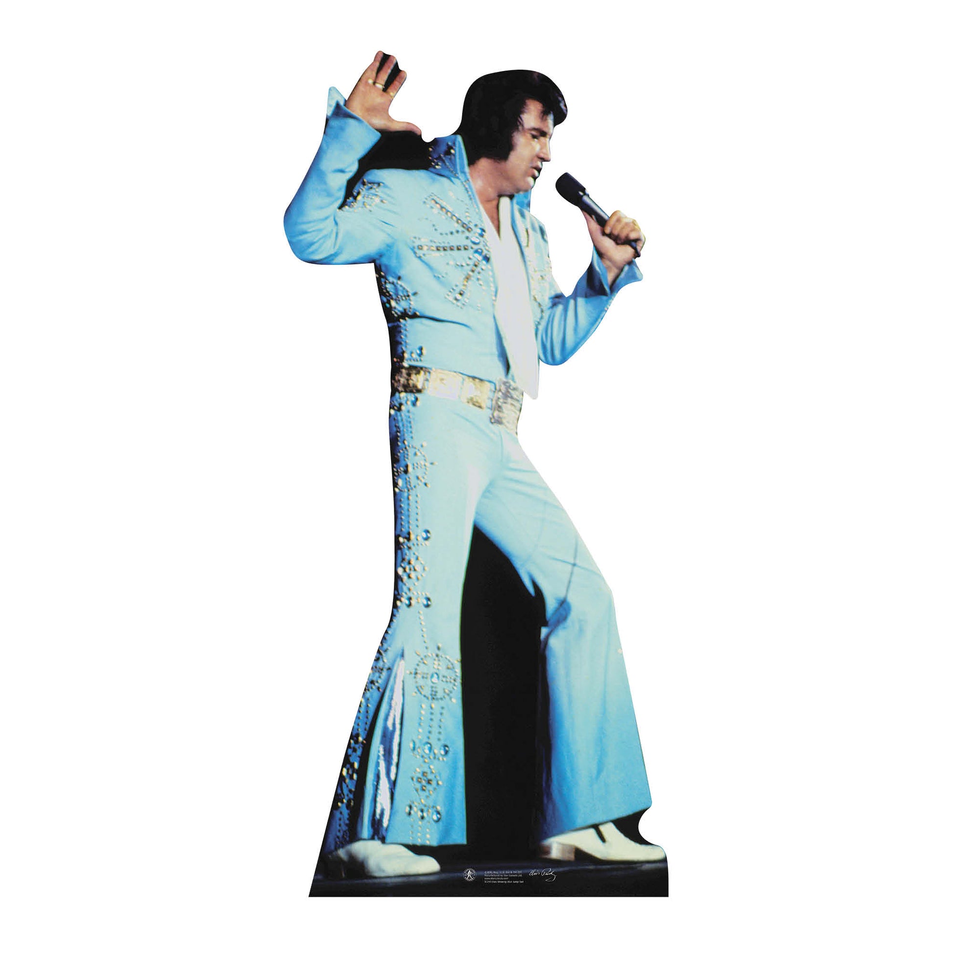 Elvis Blue Jump Suit Cardboard Cutout MyCardboardCutout
