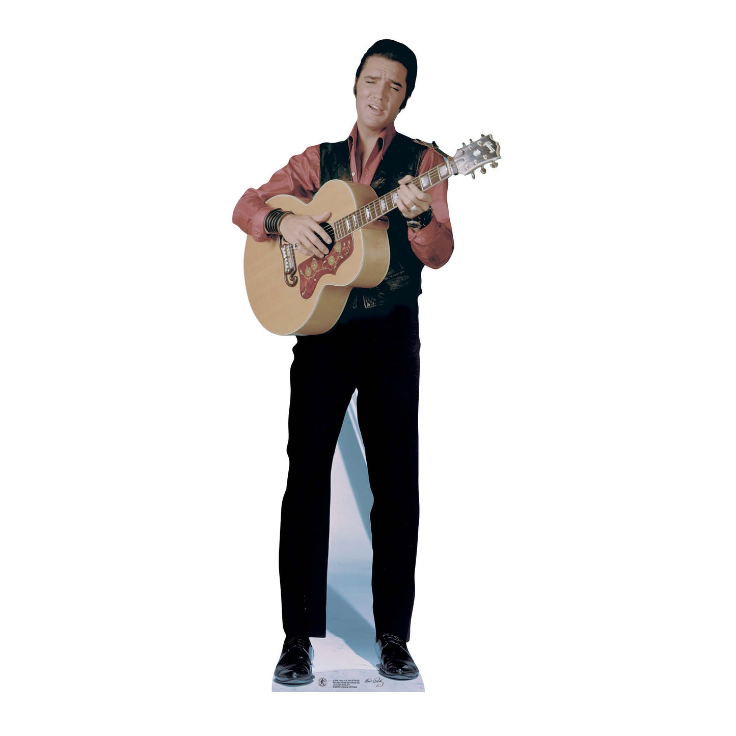 Elvis Singing with Guitar Cardboard Cutout - mycardboardcutout