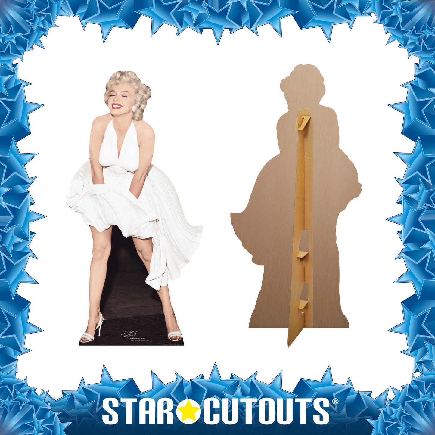 Marilyn Monroe White Dress Blowing Up 7 Year Itch Cardboard Cutout Lifesize - mycardboardcutout