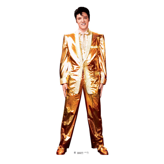 Elvis Presley Famous Gold Suit Cardboard Cutout - mycardboardcutout
