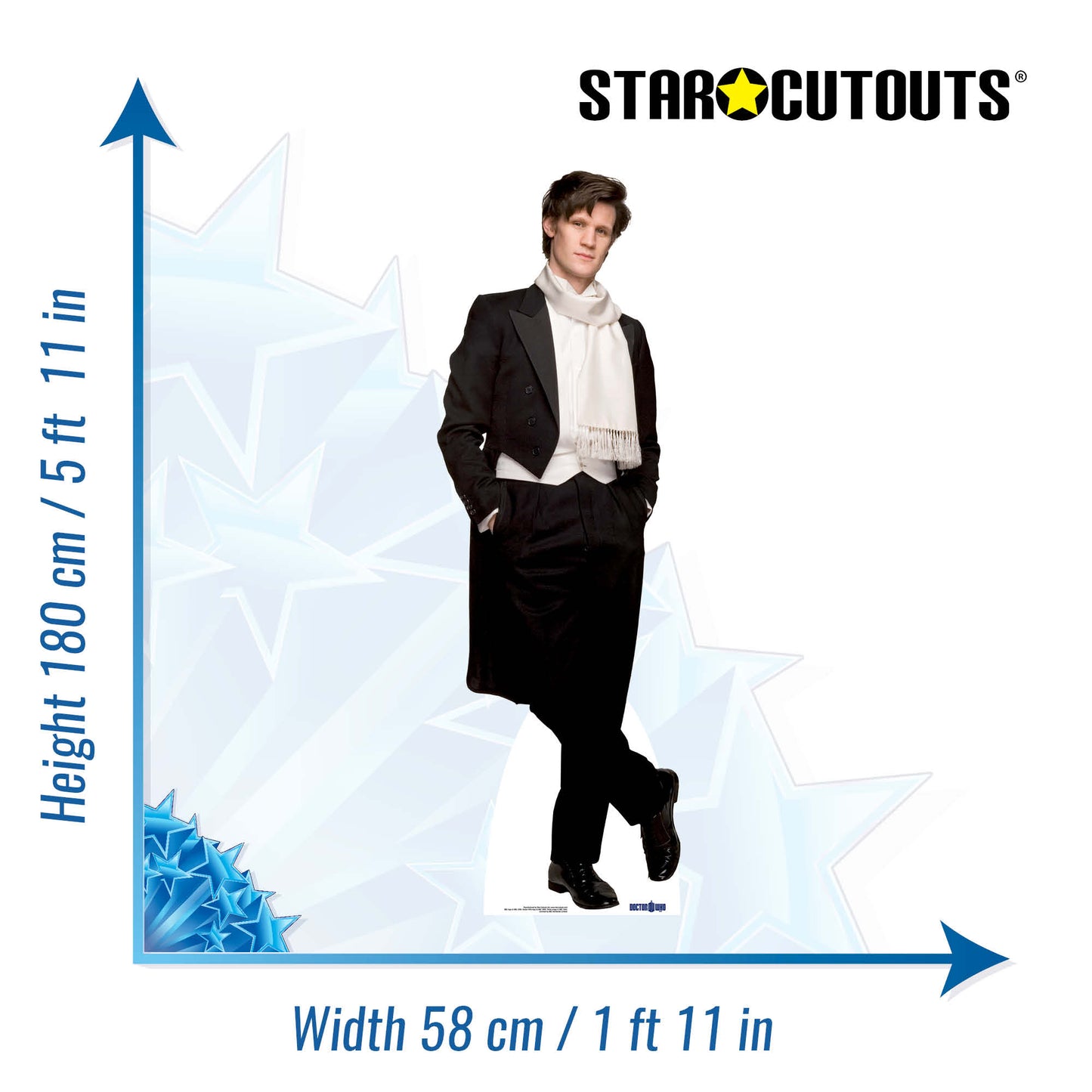 The 11th Doctor Matt Smith Wedding Suit Cardboard Cutout - mycardboardcutout