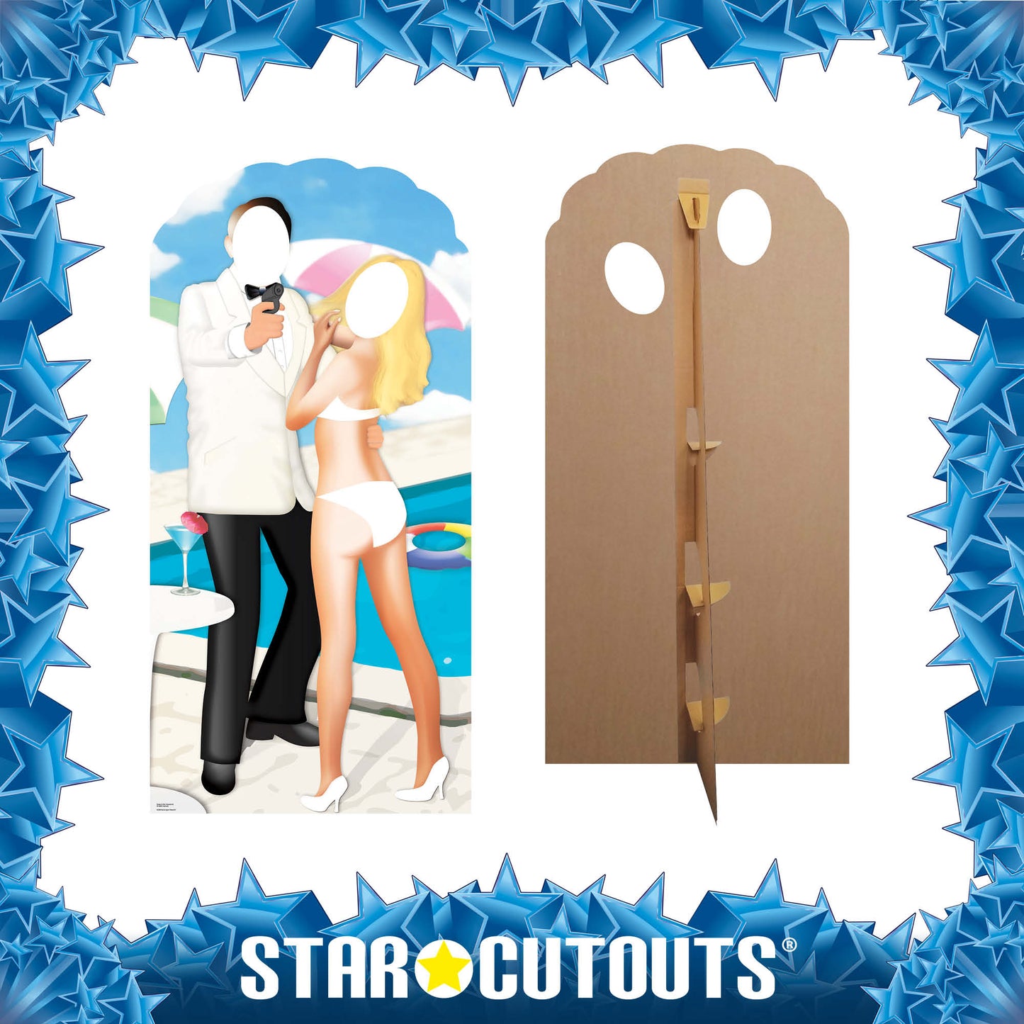 Secret Agent Stand-In Cardboard Cutout - mycardboardcutout