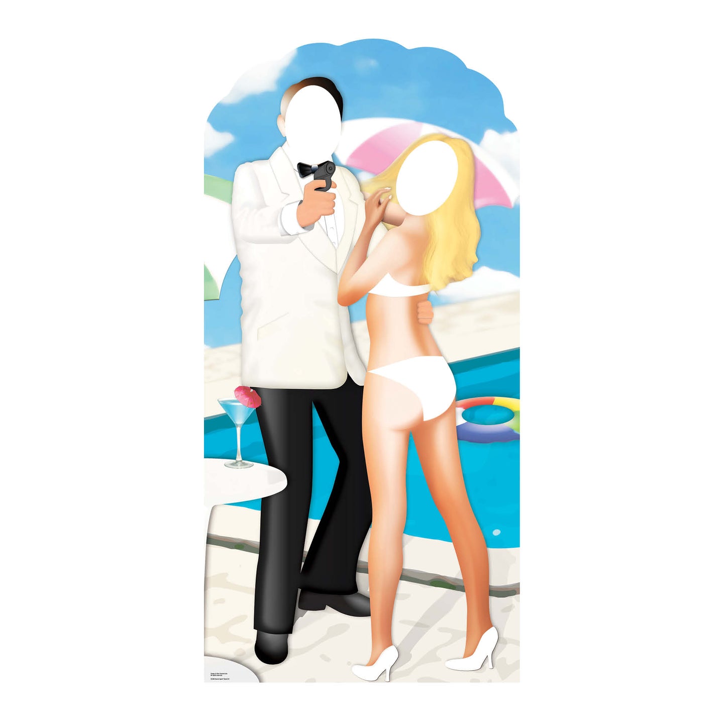 Secret Agent Stand-In Cardboard Cutout - mycardboardcutout