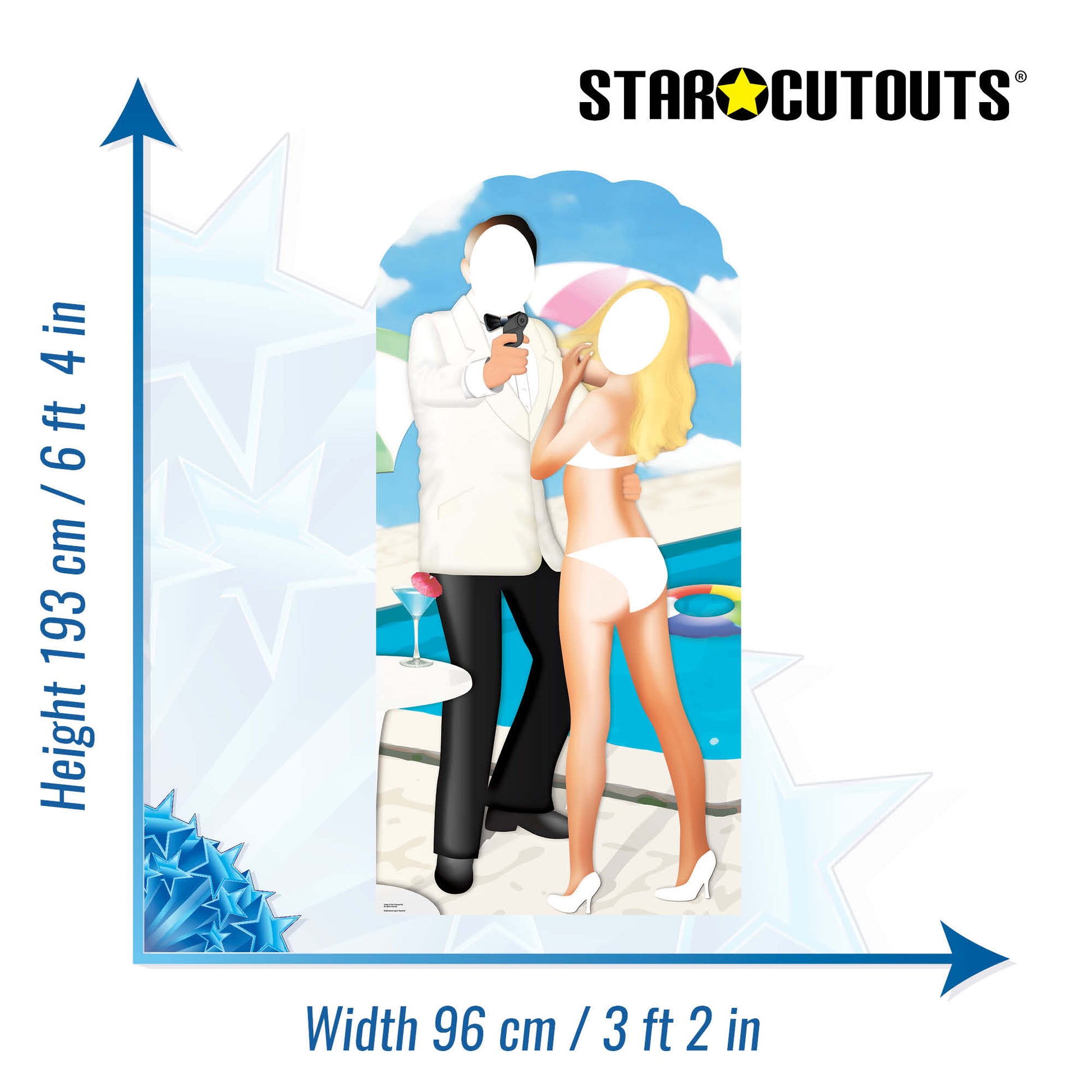 Secret Agent Stand-In Cardboard Cutout - mycardboardcutout