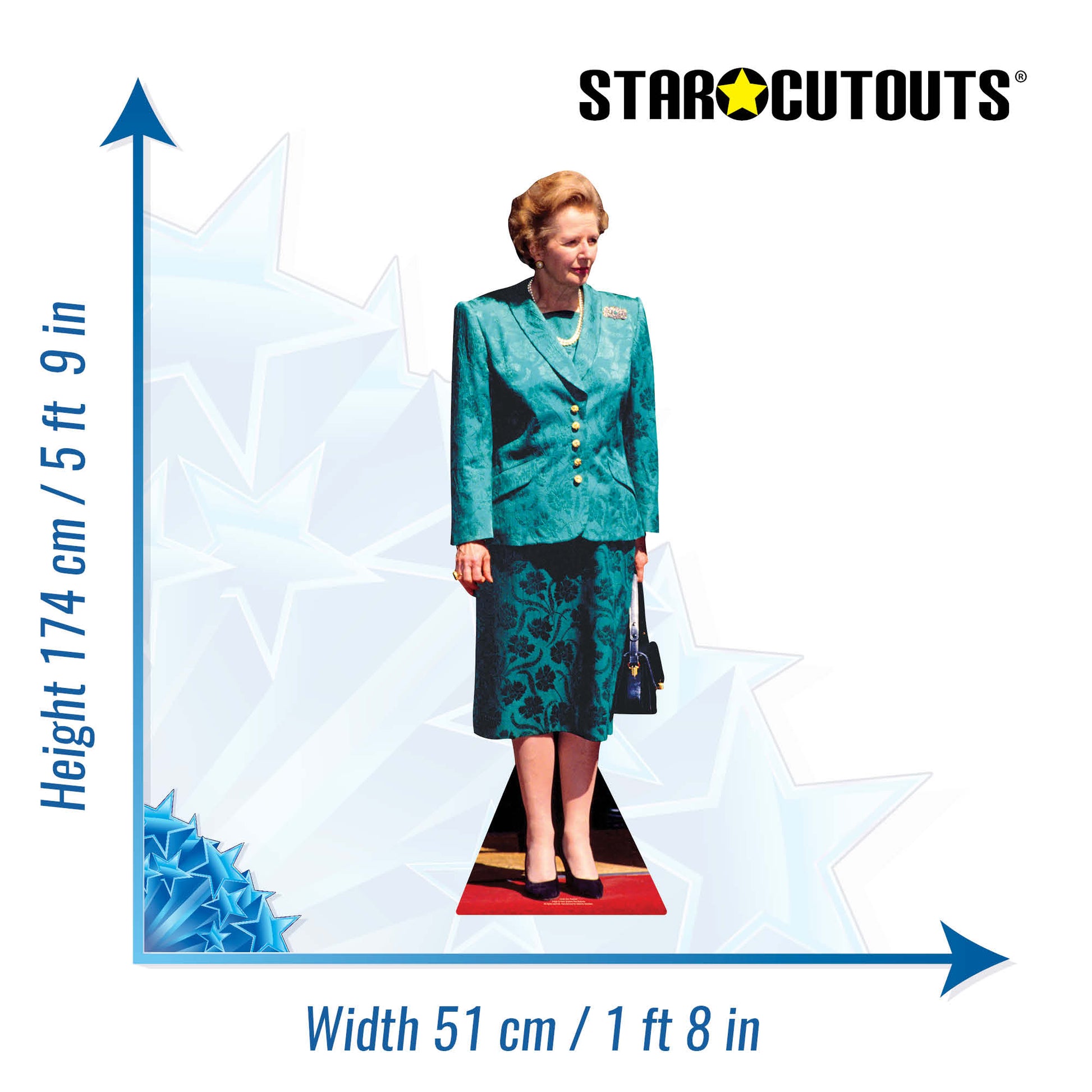 Margaret Thatcher Cardboard Cutout Politician - mycardboardcutout