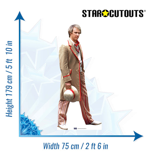 Peter Davison Fith Doctor Cardboard Cutout - mycardboardcutout