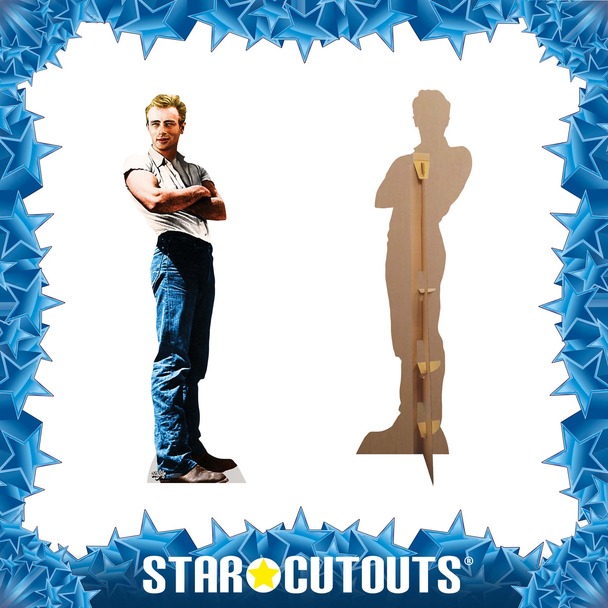 James Dean Rebel Cardboard Cutout - mycardboardcutout