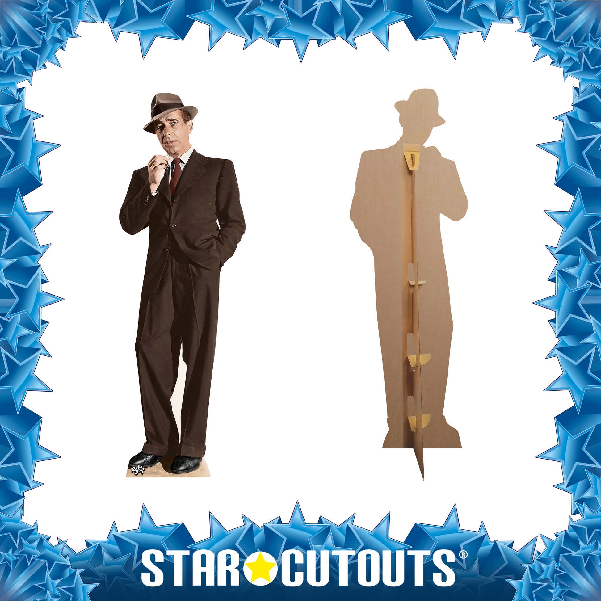 Humphrey Bogart Cardboard Cutout - mycardboardcutout