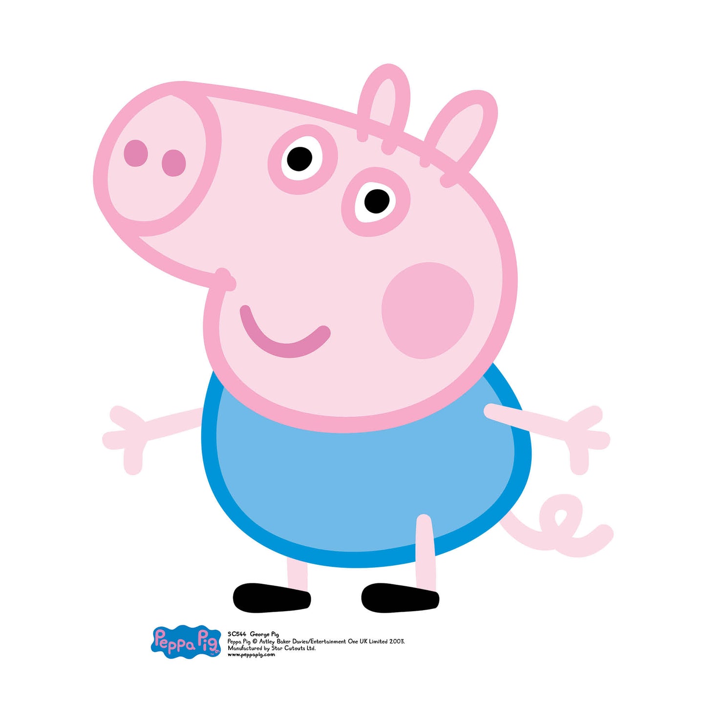 George Pig Star Mini Cutout Cardboard Cutout - mycardboardcutout