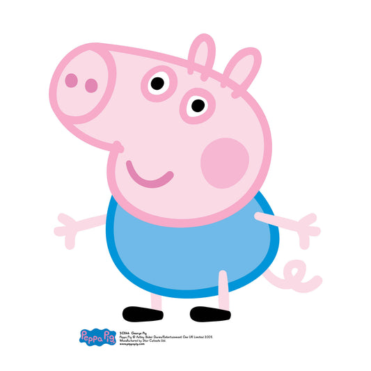 George Pig Star Mini Cutout Cardboard Cutout - mycardboardcutout