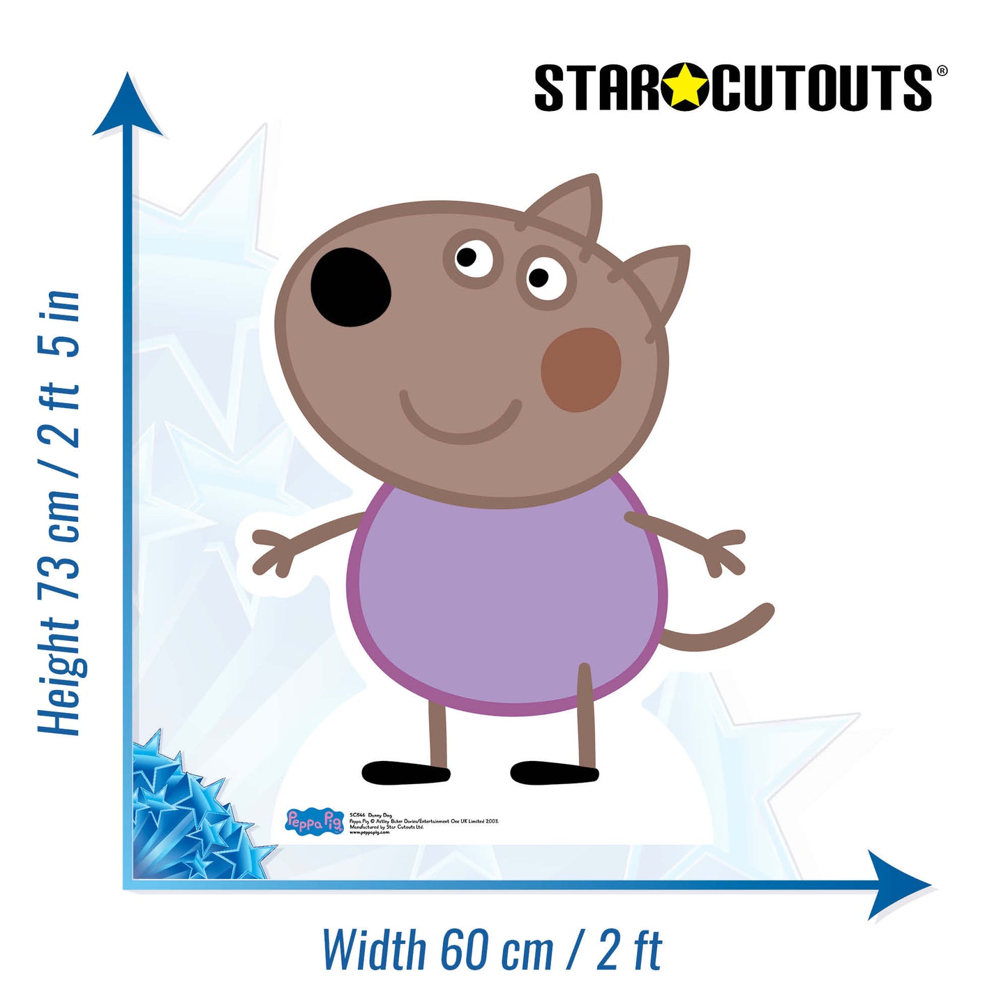 Danny Dog Star Mini Cutout Cardboard Cutout - mycardboardcutout