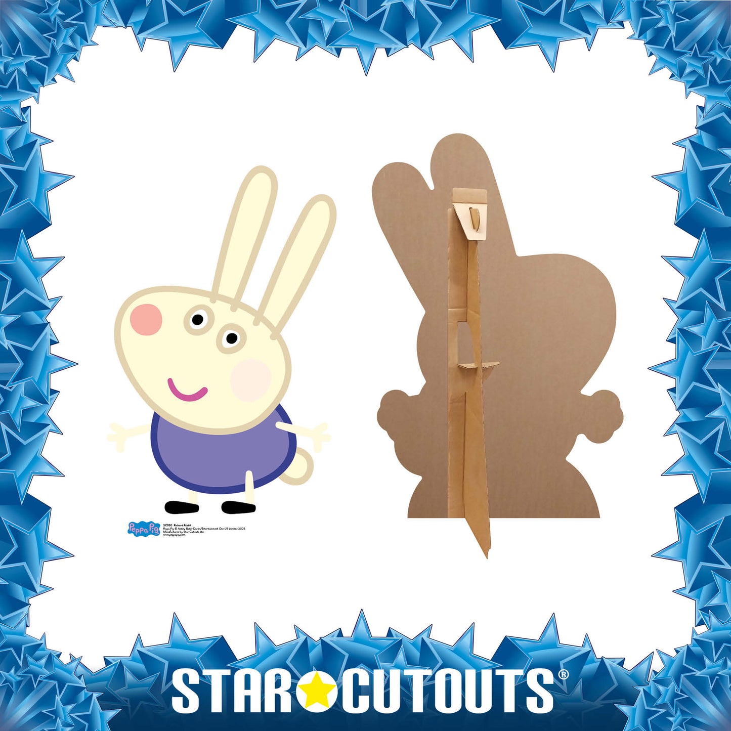 Richard Rabbit Star Mini Cutout Cardboard Cutout