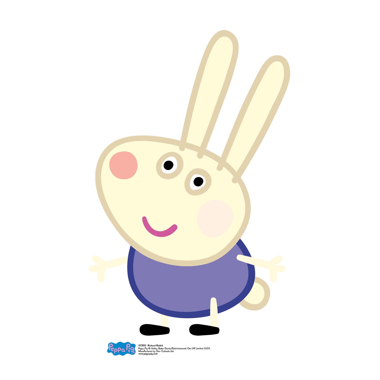 Richard Rabbit Star Mini Cutout Cardboard Cutout - mycardboardcutout