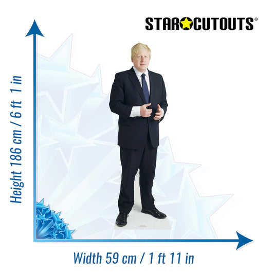 Boris Johnson Cardboard Cutout Politician - mycardboardcutout