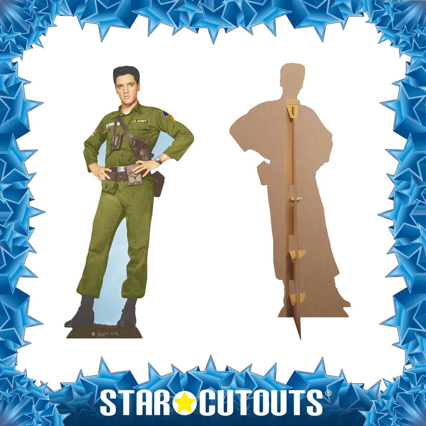 Elvis GI Blues Army Cardboard Cutout - mycardboardcutout