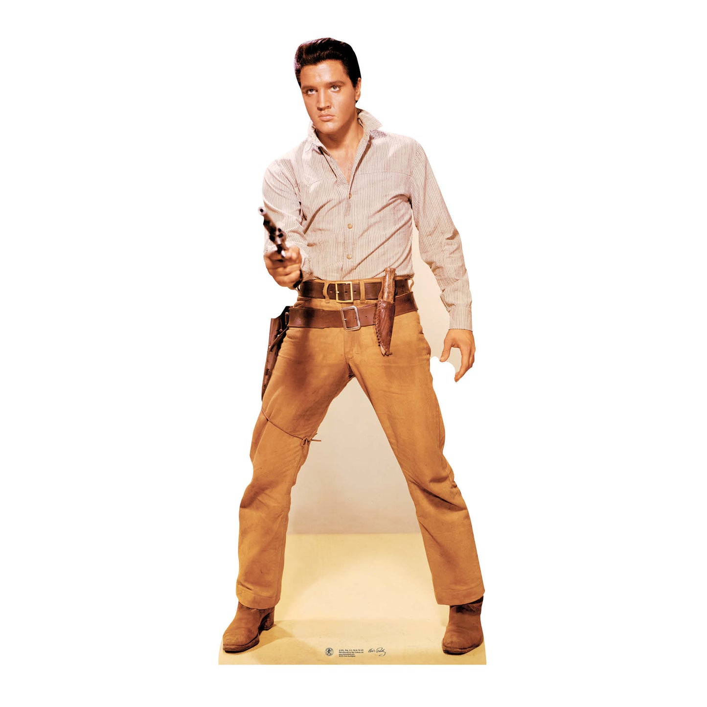 Elvis Gunfight Cowboy Cardboard Cutout - mycardboardcutout