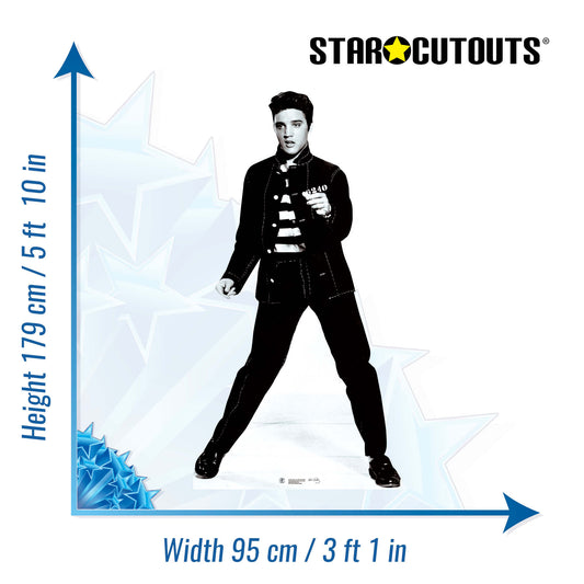 Elvis Jailhouse Rocks Cardboard Cutout - mycardboardcutout
