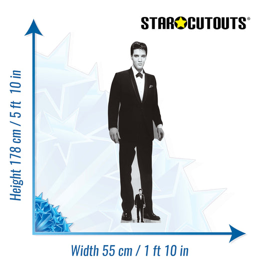 Elvis Presley Young Tuxedo Cardboard Cutout - mycardboardcutout