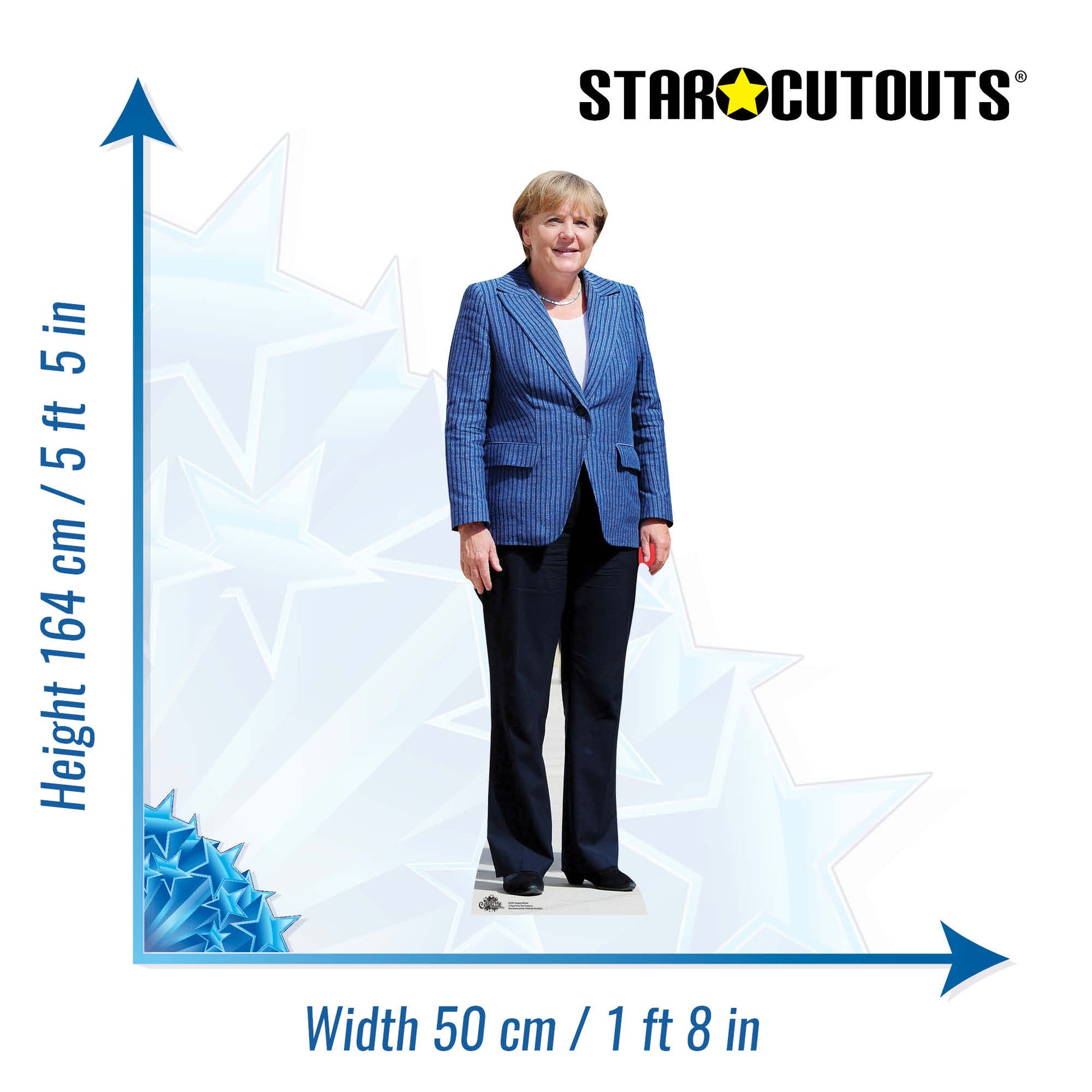 German Chancellor Angela Merkel Cardboard Cutout Politician - mycardboardcutout