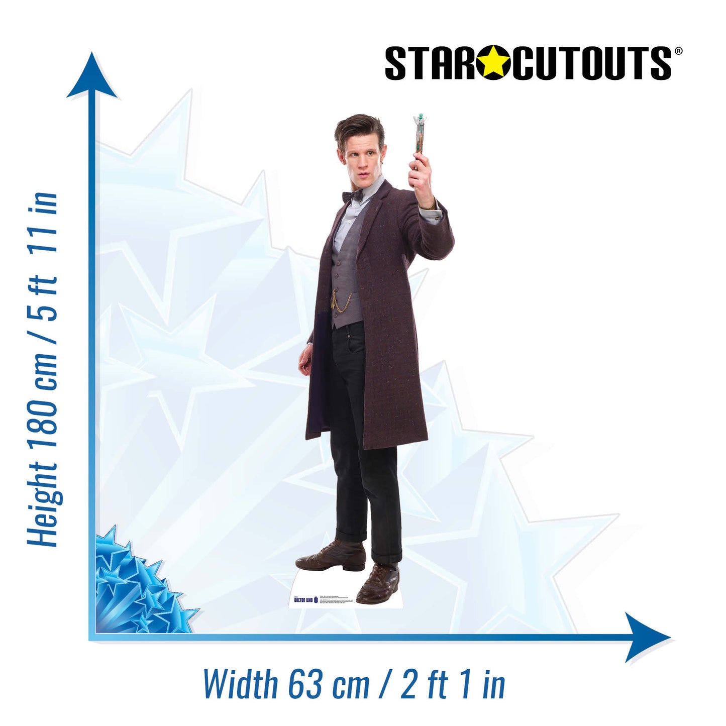 Eleventh Doctor Matt Smtih Sonic Screwdriver Cardboard Cutout MyCardboardCutout