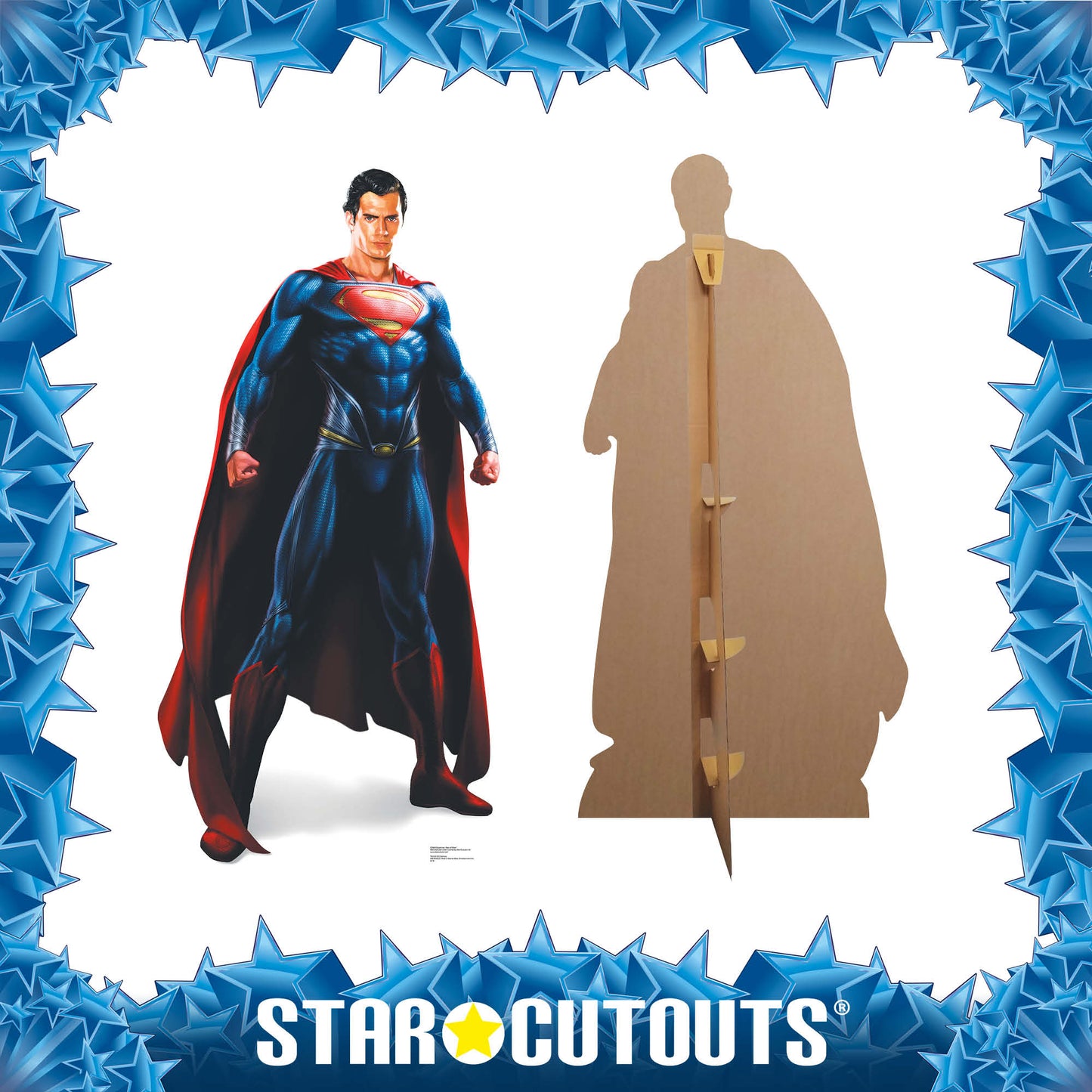 Superman Man of Steel Henry Cavill Cardboard Cutout