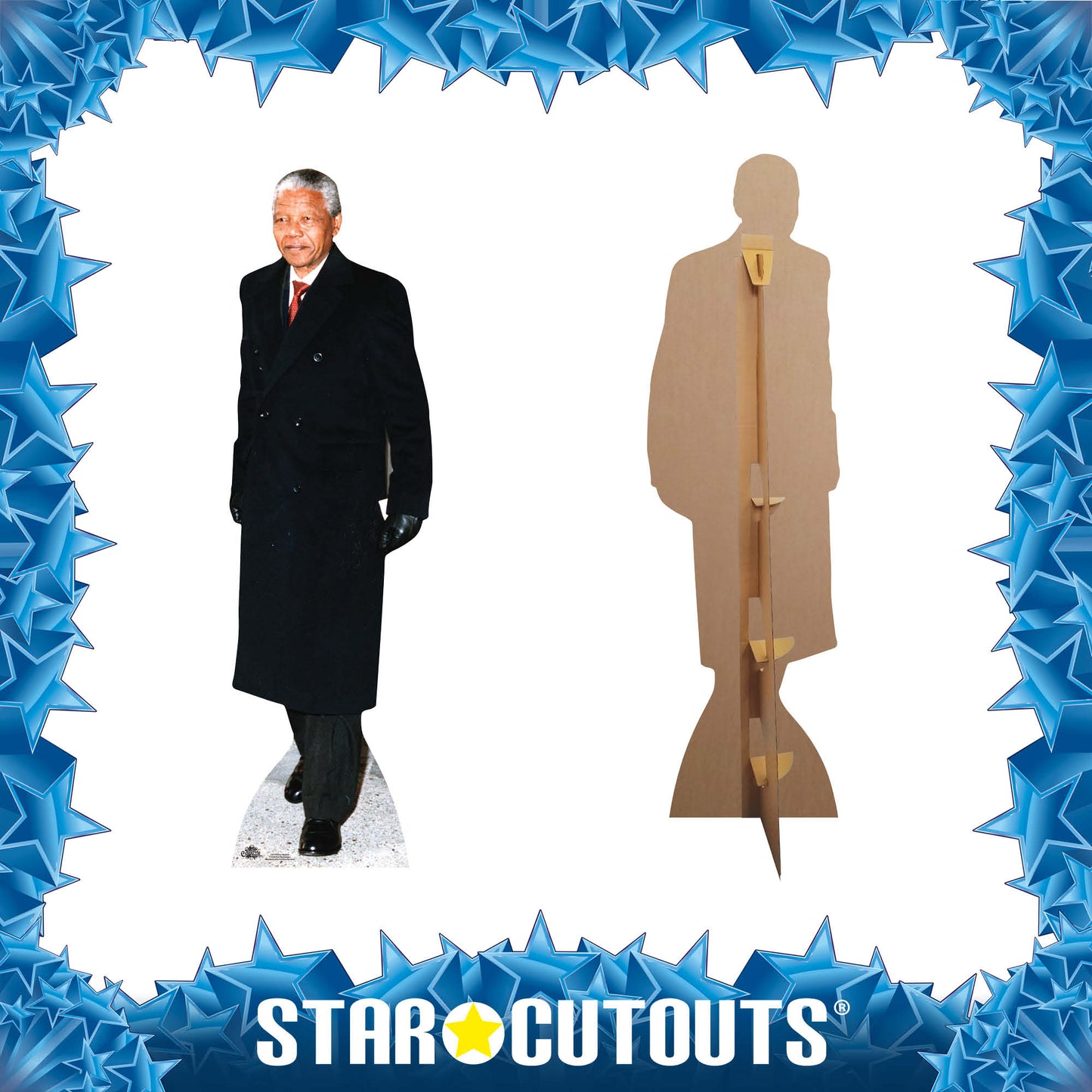 Nelson Mandela Cardboard Cutout Politician - mycardboardcutout
