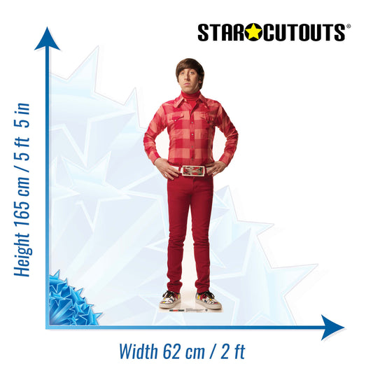 Howard Wolowitz Big Bang Theory Cardboard Cutout Lifesize - mycardboardcutout