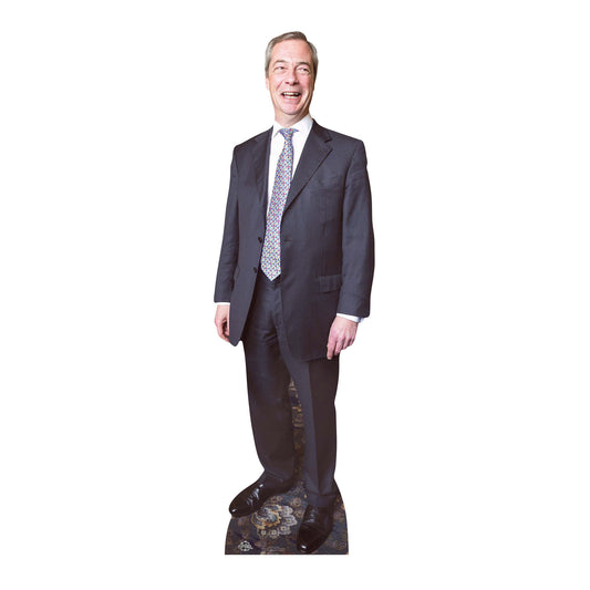 Nigel Farage Cardboard Cutout Politician - mycardboardcutout