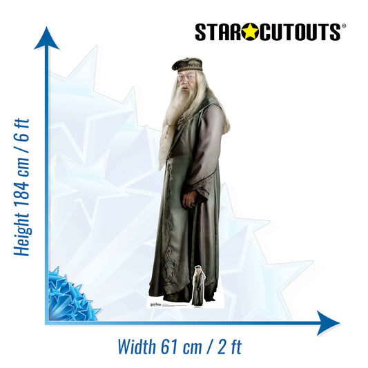 Harry Potter Albus Dumbledore Cardboard Cutout Lifesize - mycardboardcutout