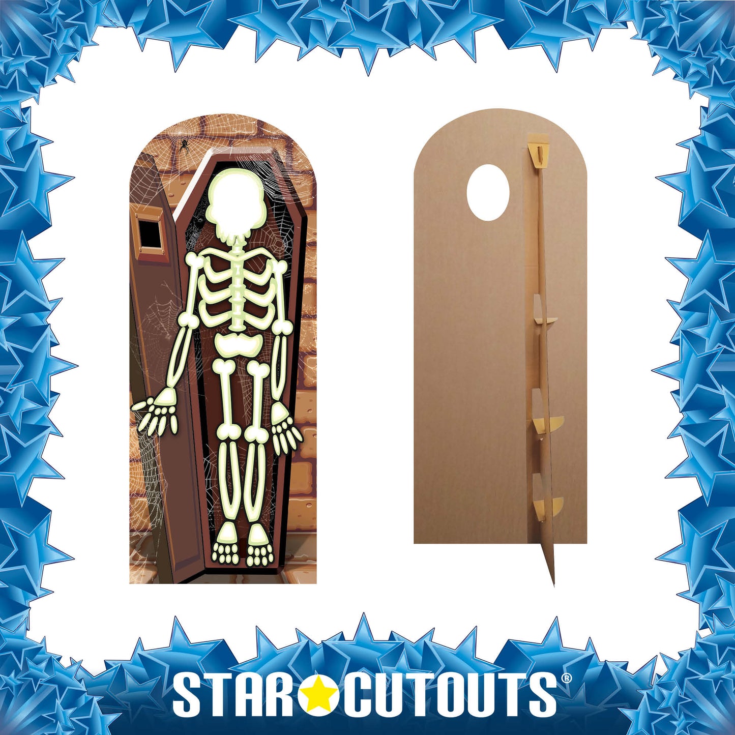 Skeleton Stand In Cardboard Cutout Lifesize - mycardboardcutout