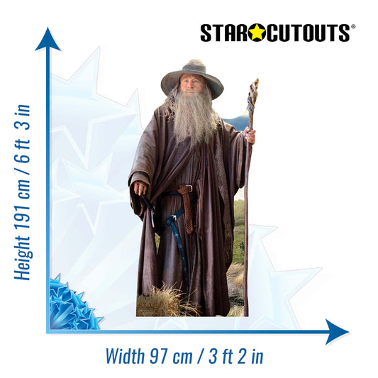 Gandalf The Hobbit Cardboard Cutout Lifesize - mycardboardcutout