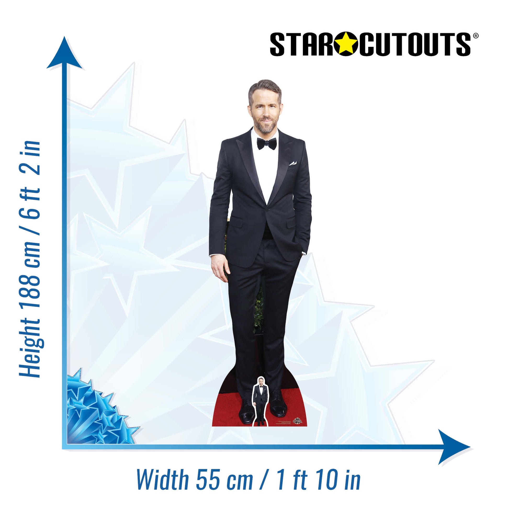 Ryan Reynolds Cardboard Cutout - mycardboardcutout