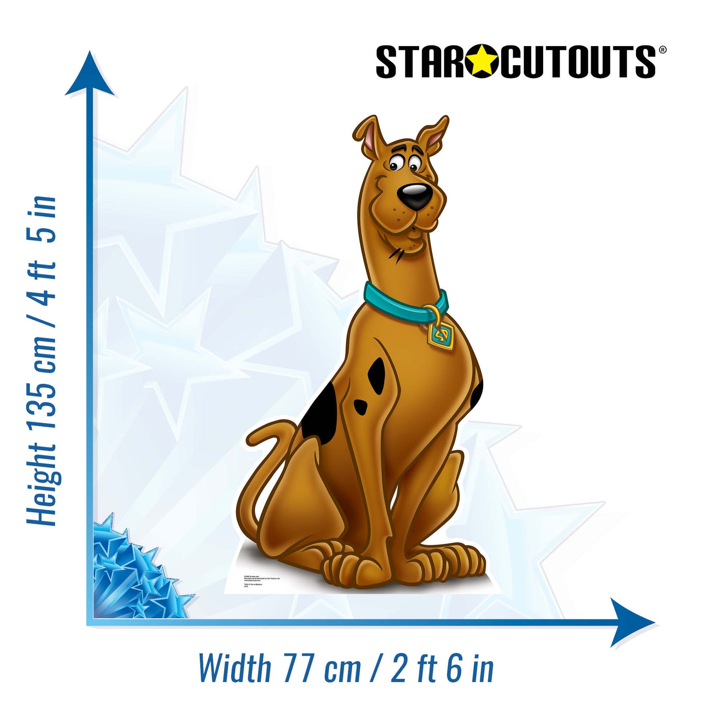 Scooby Doo Cardboard Cutout Lifesize - mycardboardcutout