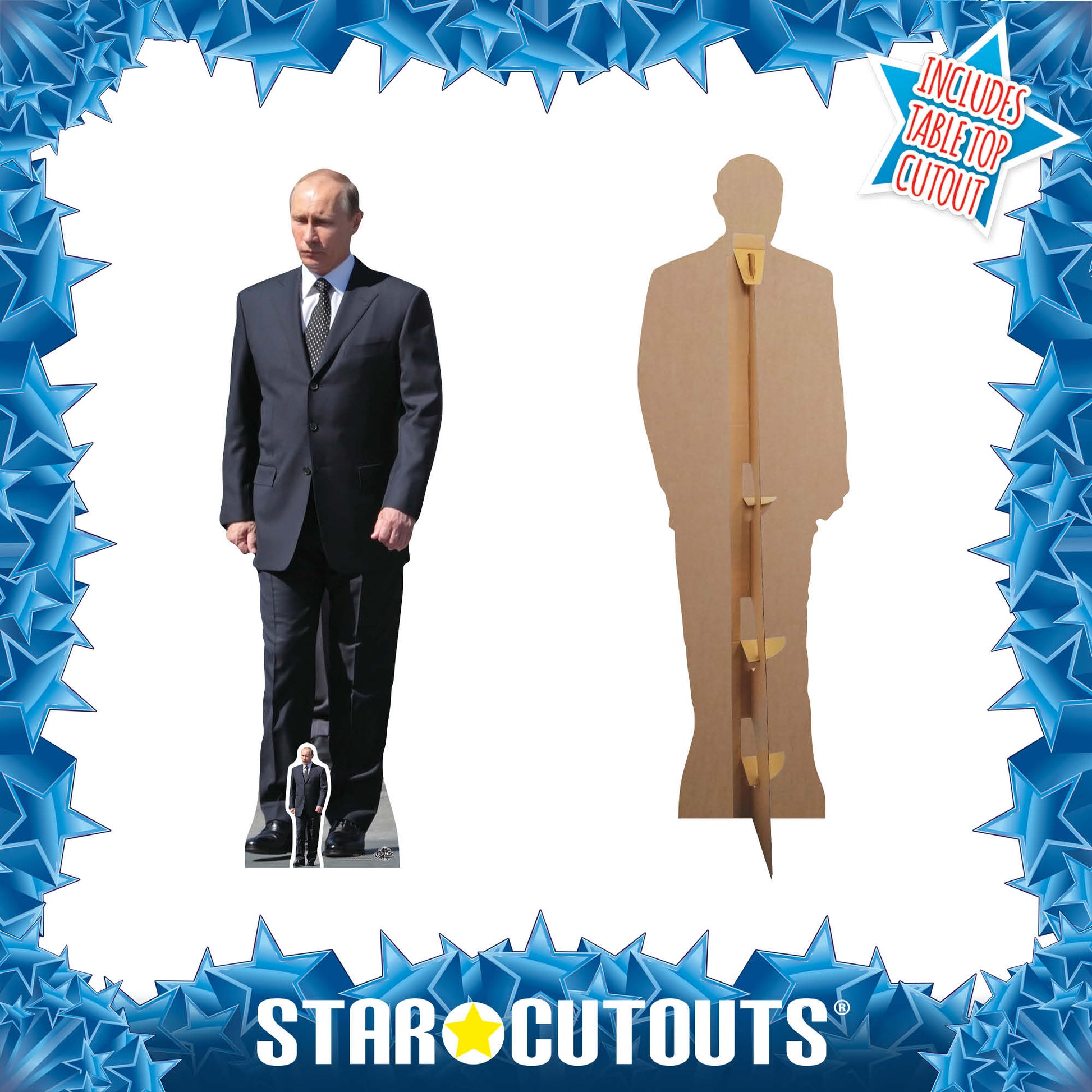 Vladimir Putin Cardboard Cutout Politician - mycardboardcutout