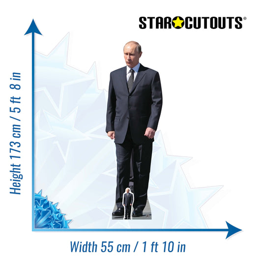 Vladimir Putin Cardboard Cutout Politician - mycardboardcutout