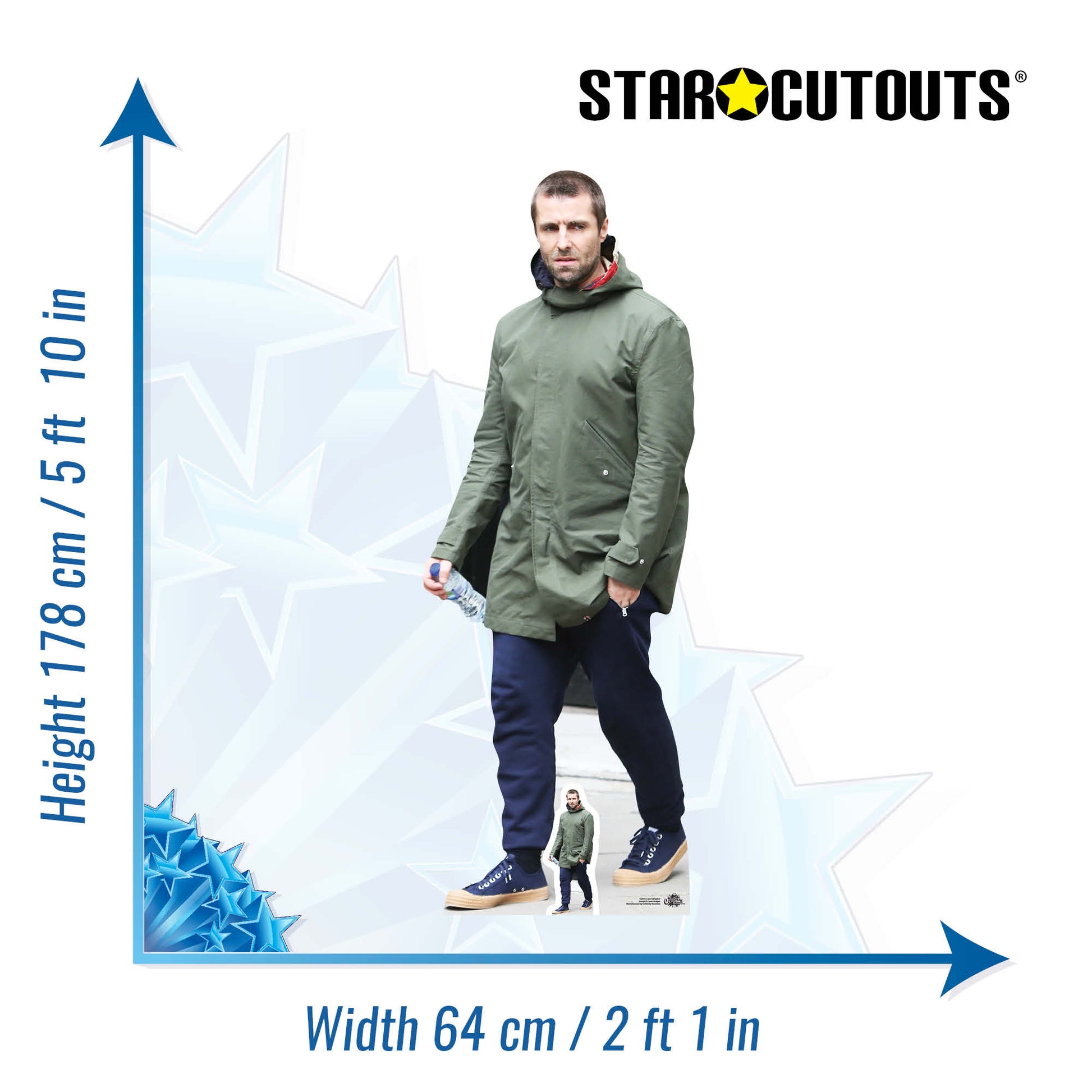 Liam Gallagher Cardboard Cutout - mycardboardcutout