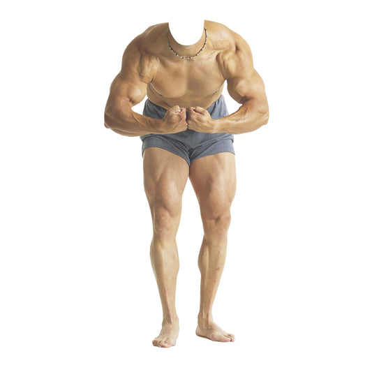 Muscle Man Stand-In Cardboard Cutout - mycardboardcutout