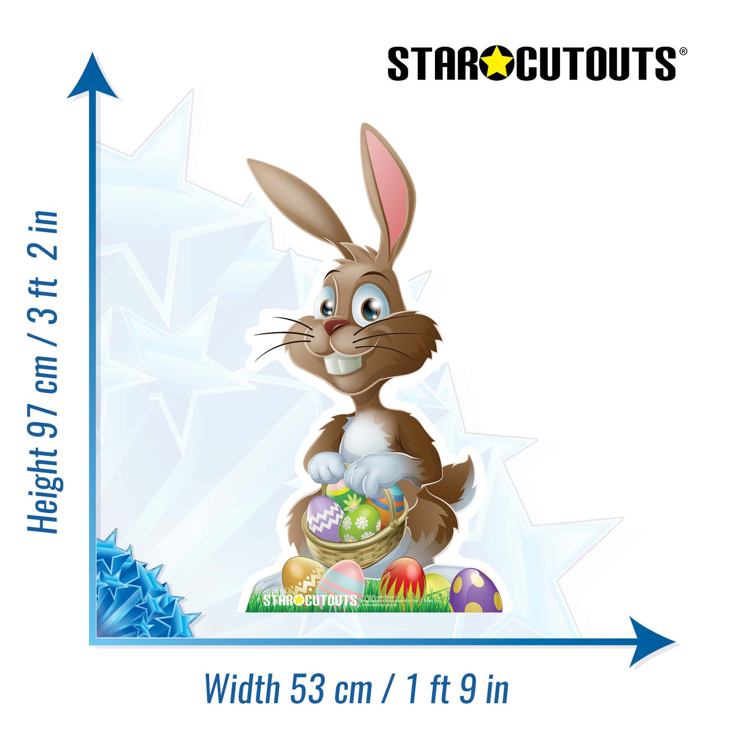 Easter Bunny Cardboard Cutout