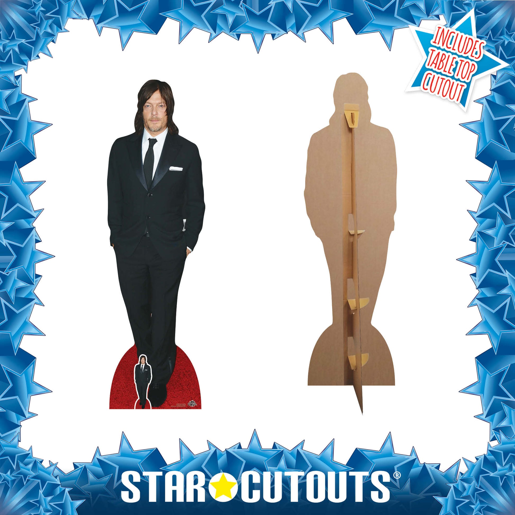 Norman Reedus Lifesize Cardboard Cutout - mycardboardcutout