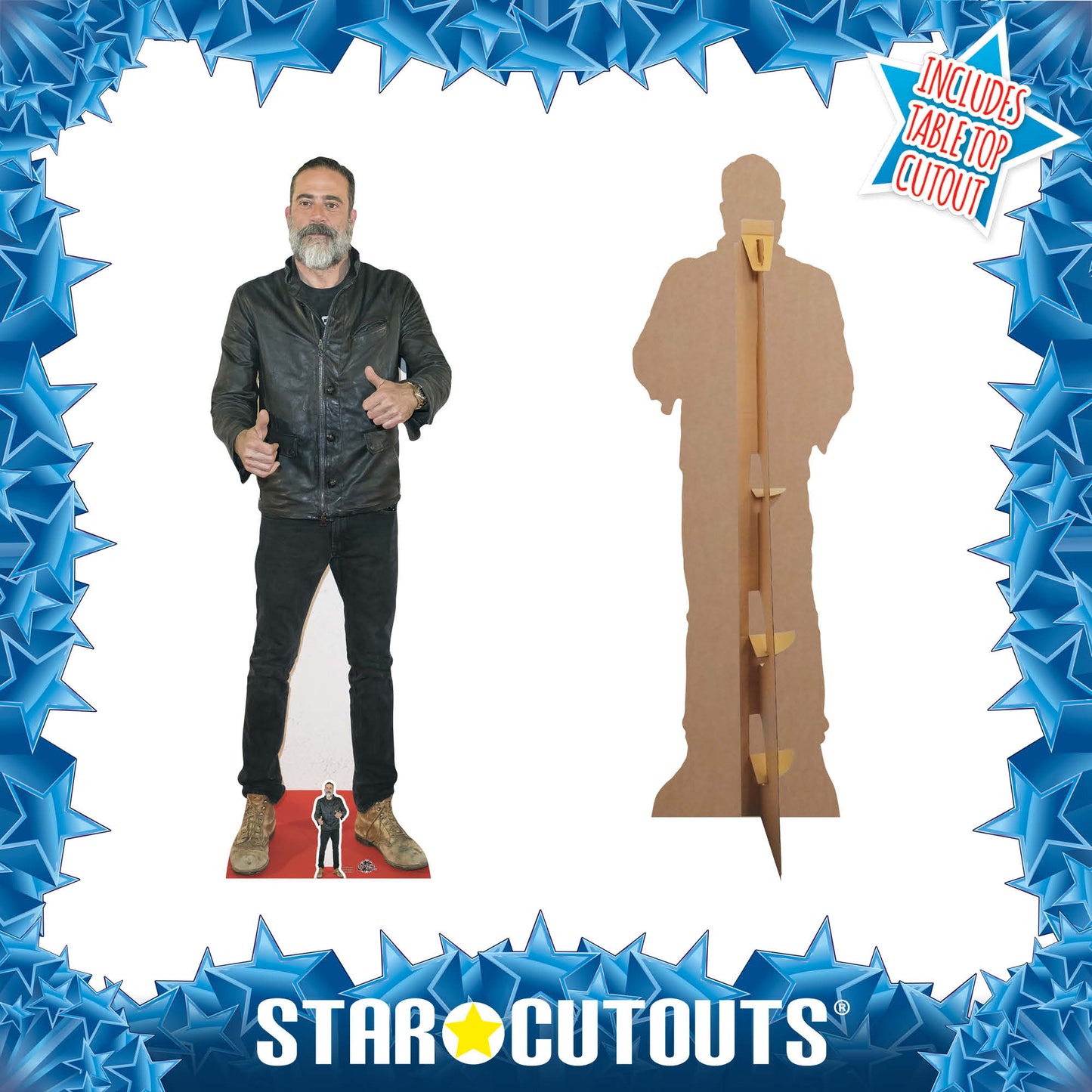 Jeffrey Dean Morgan Thumbs Up Lifesize Cardboard Cutout