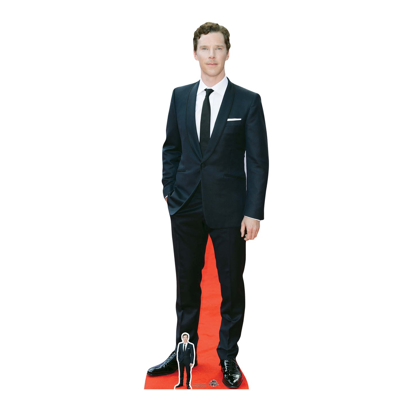 Benedict Cumberbatch Smart White Pocket Square Cardboard Cutout - mycardboardcutout