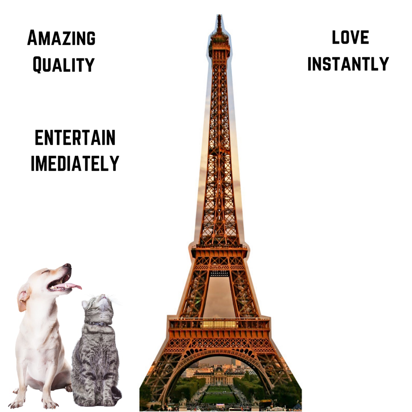 Eiffel Tower Cardboard Cutout - mycardboardcutout