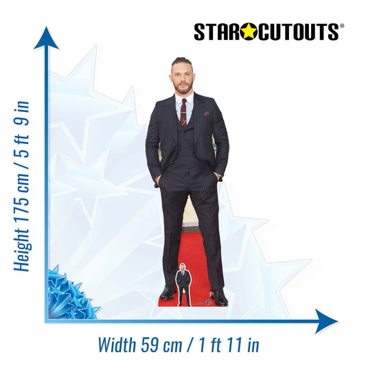 Tom Hardy Smart Suit Cardboard Cutout - mycardboardcutout