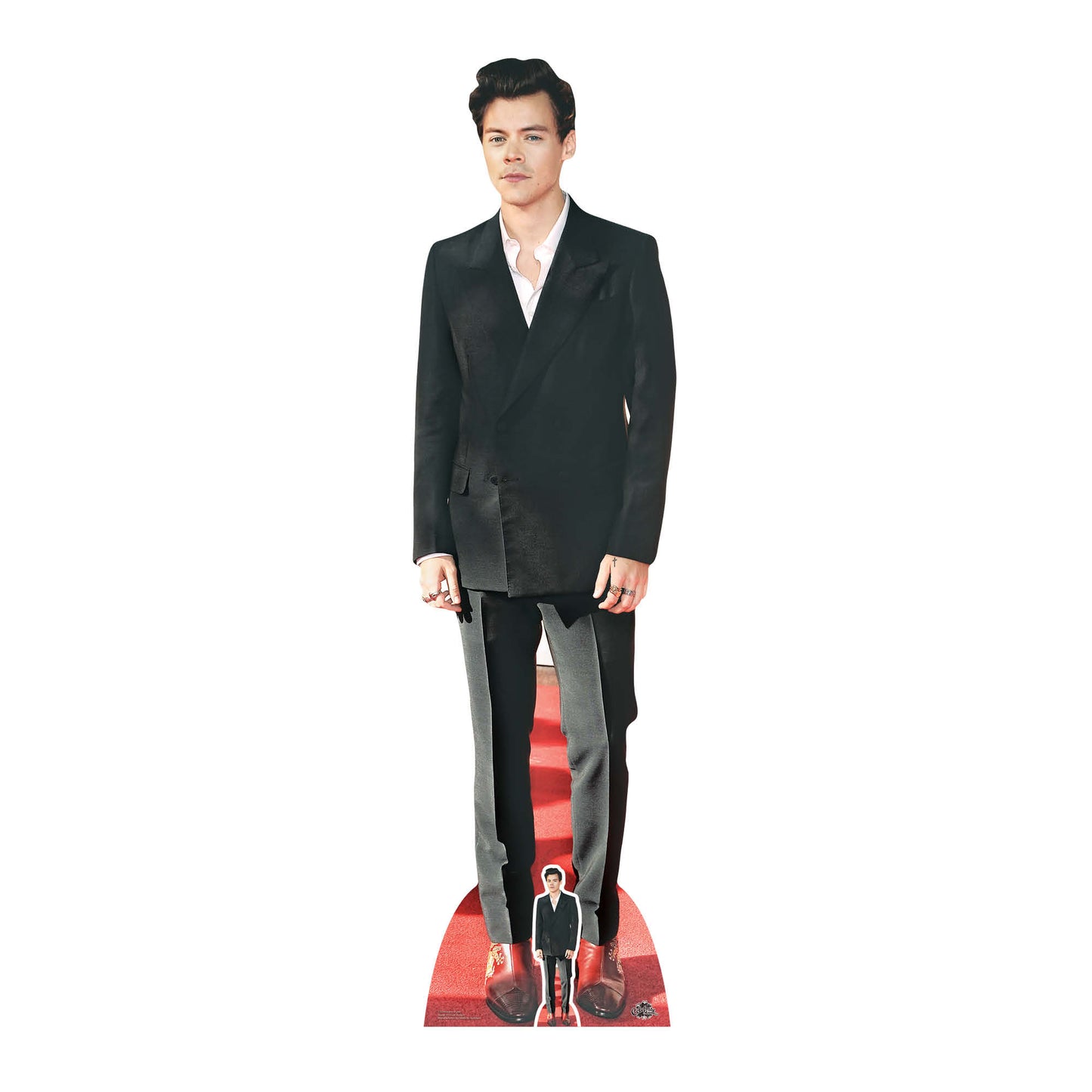 Harry Styles Red Shoes Cardboard Cutout - mycardboardcutout